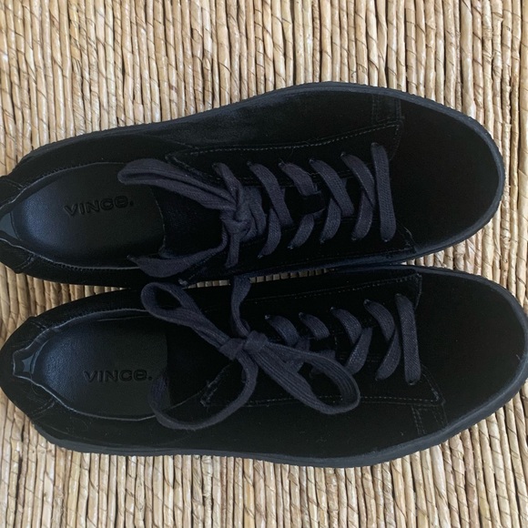 Vince Neela Suede Leather Sneakers - Picture 4 of 9